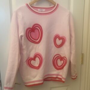 Pink Heart Sweater